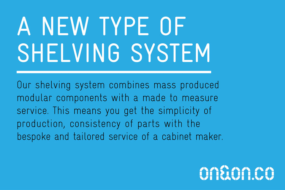 ON&ON wall shelving systems