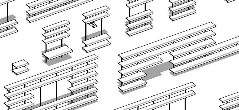 on and on shelving system sketchup models