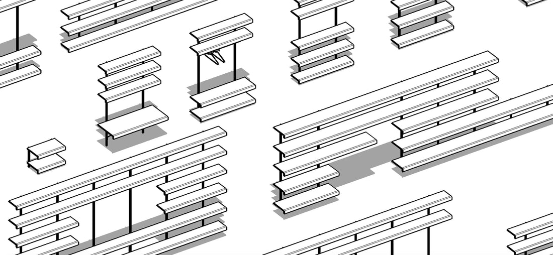 on and on shelving system sketchup models