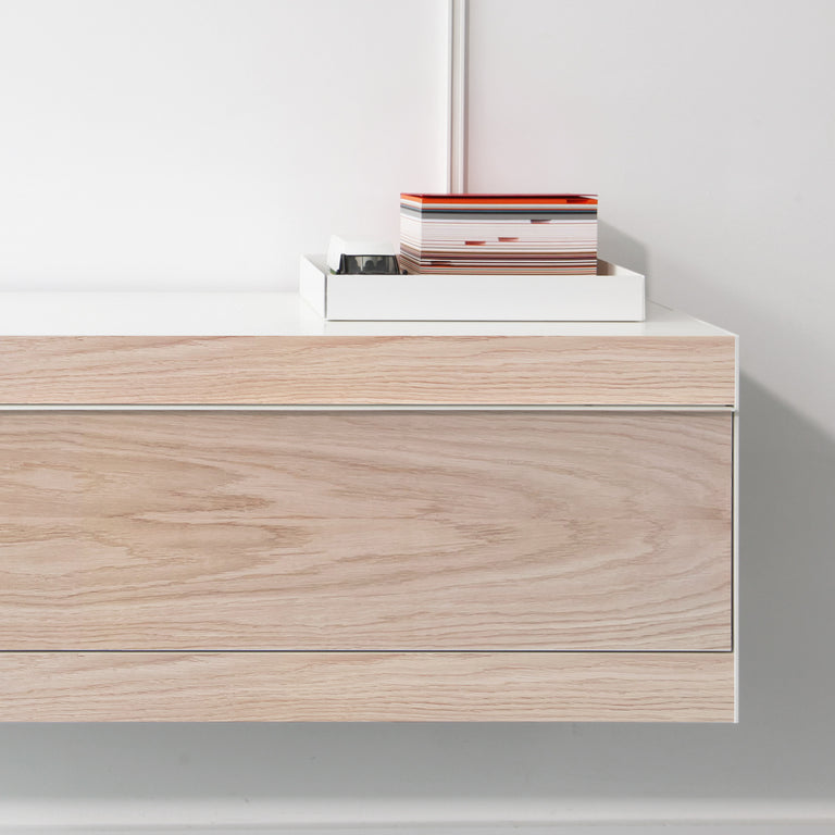 shelving system white and oak cabinet