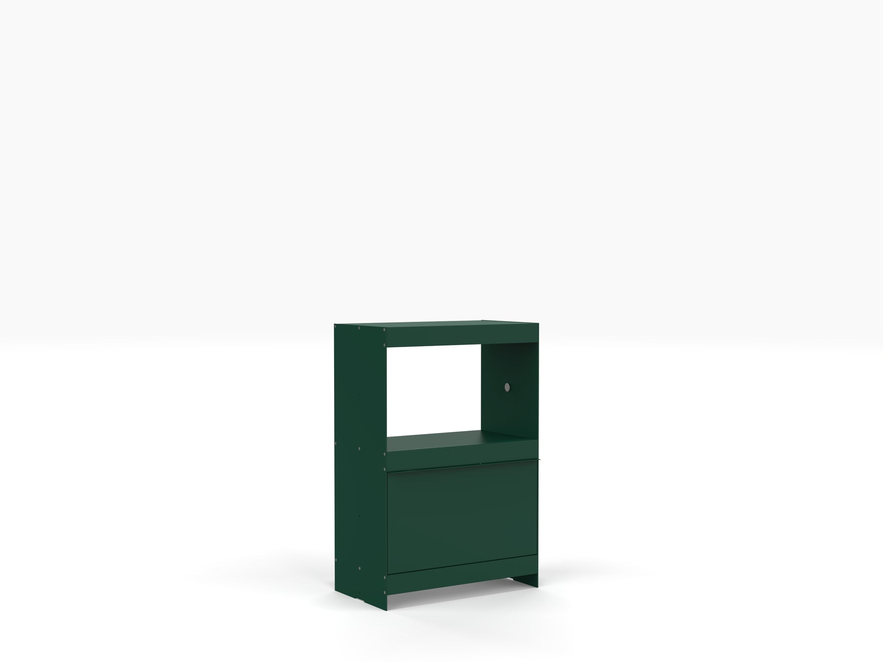 freestanding shelving system modern modular sideboard unit in green