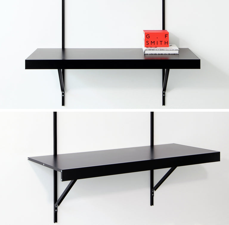Wall Desk + Shelves 120 x 2
