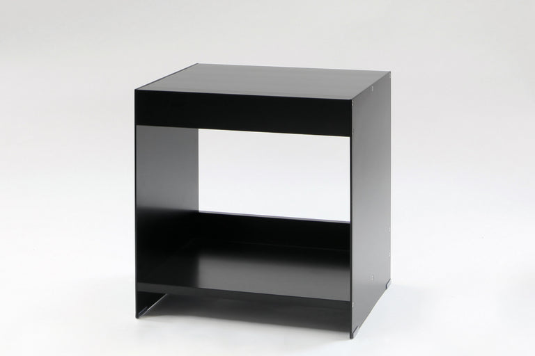 ON&ON H1 modern black aluminium side table also available in white