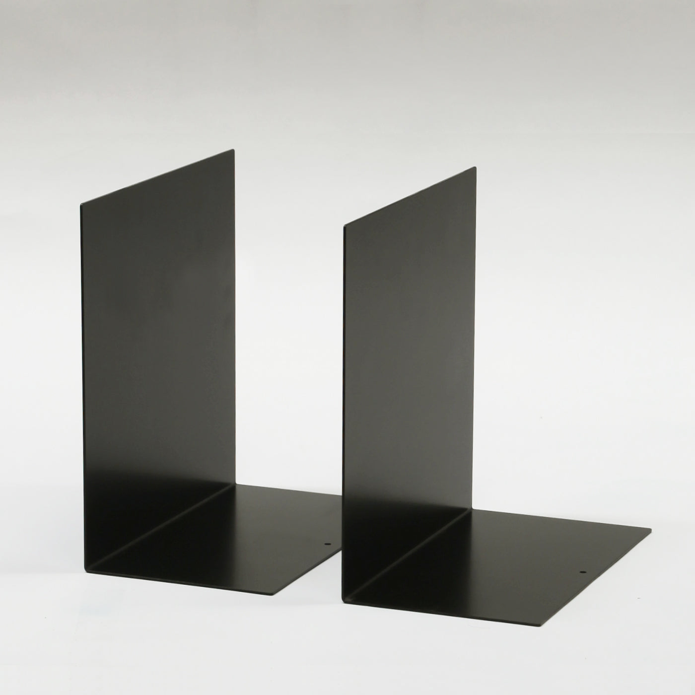 Large black aluminium bookends by ON&ON