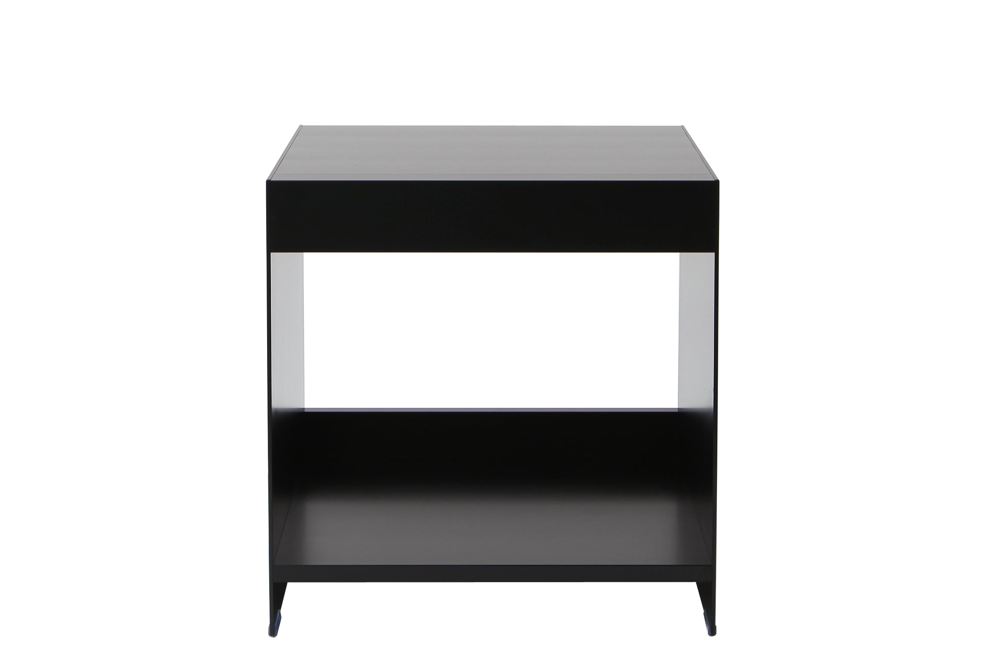H1 aluminium side table in black by ON&ON