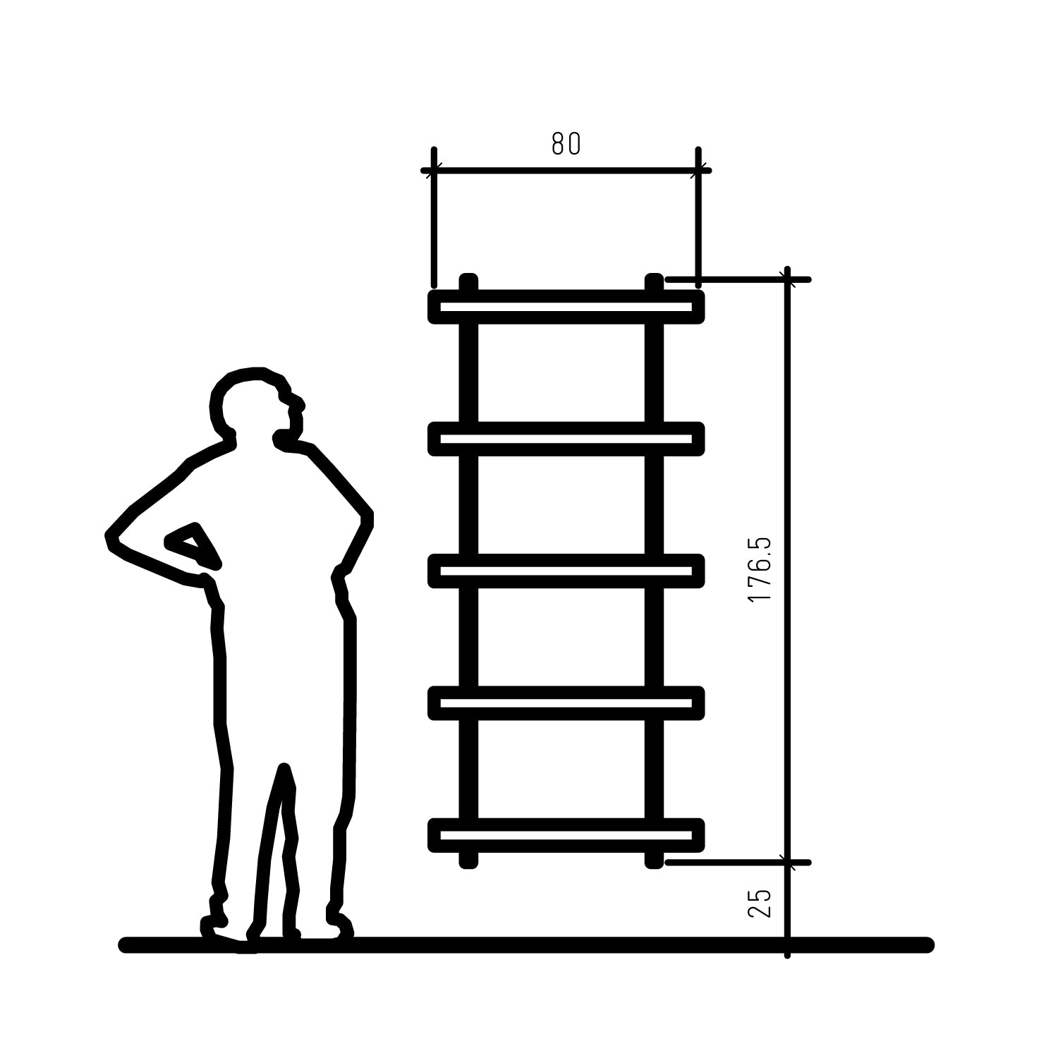 Wall Shelving 80