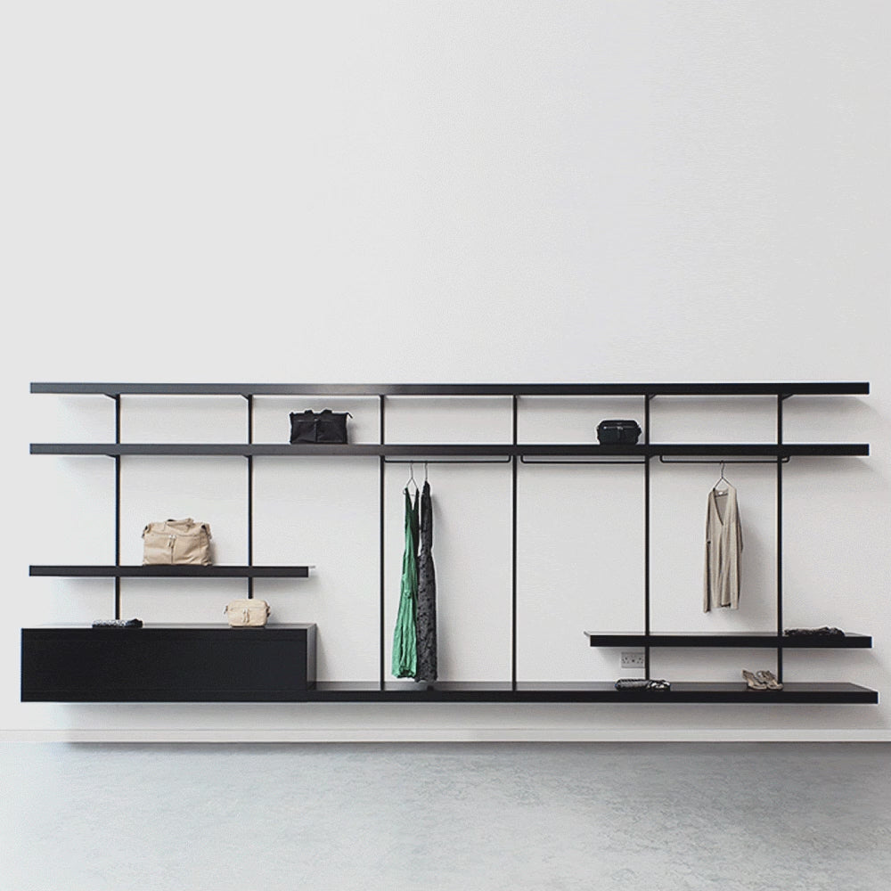 retail shelving wall for clothes by ON&ON