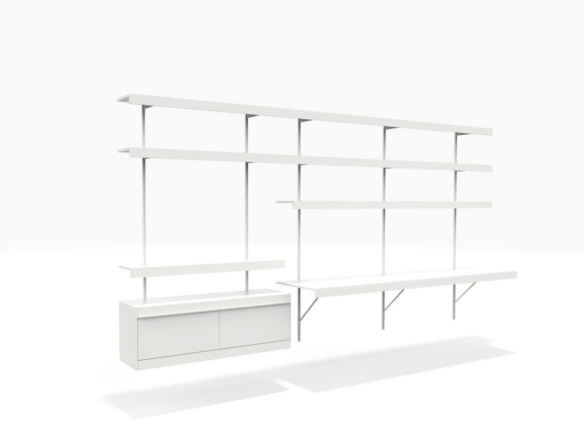 Work Shelf ON&ON Wall Desk System | Space Saving & Organisation