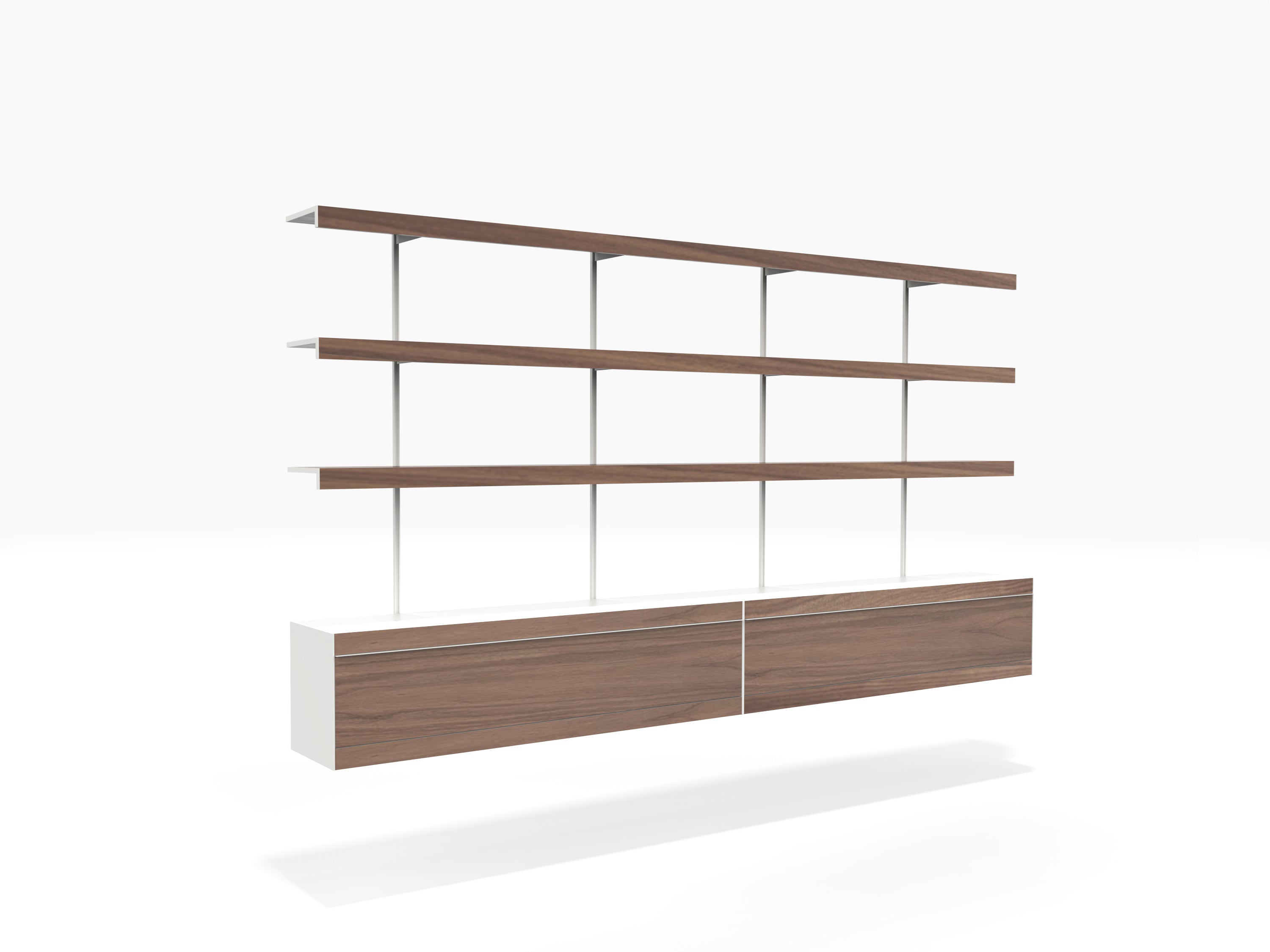 Modern wall mounted shelving units deals