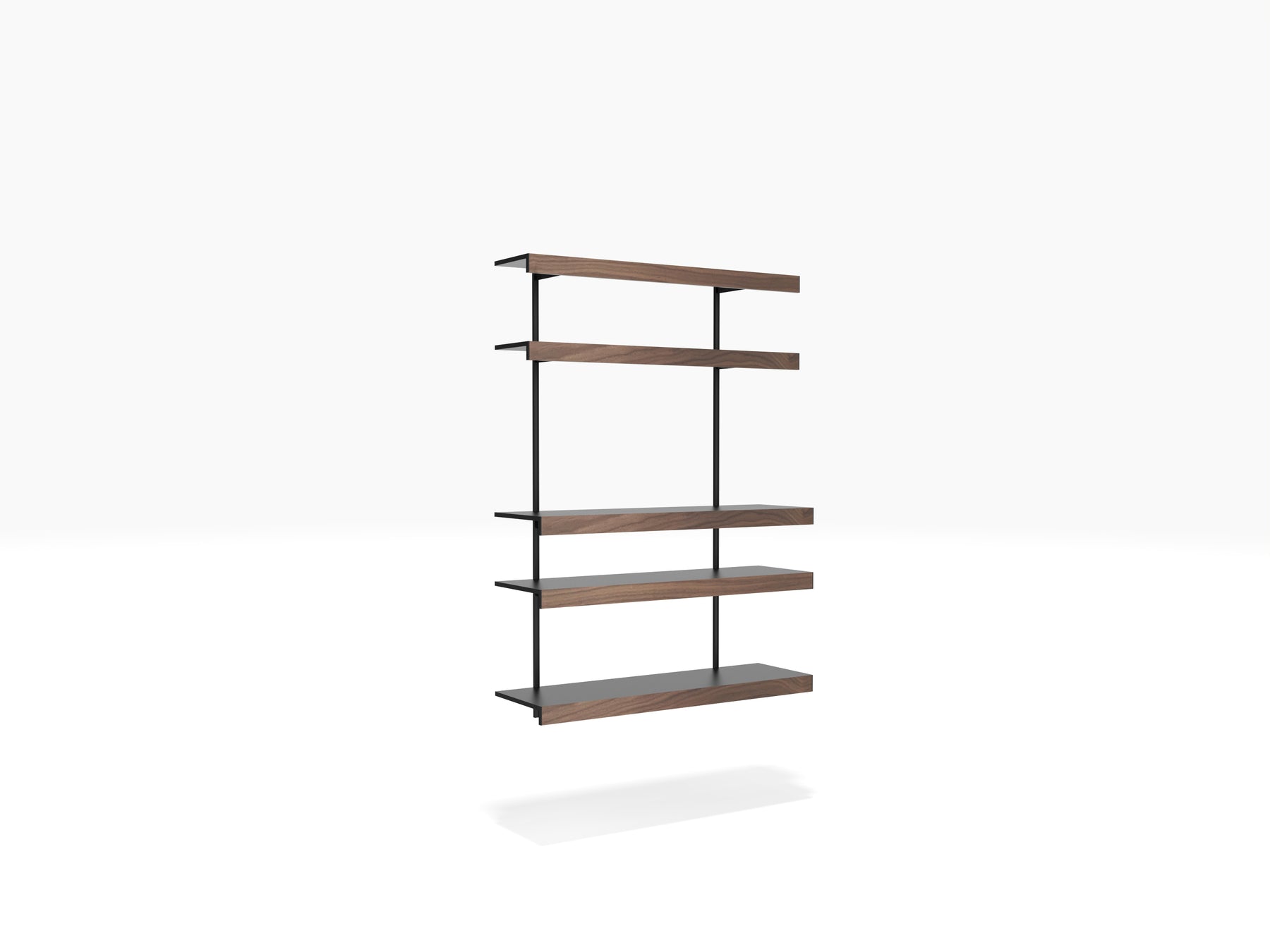 Modern alcove shelving system for your music