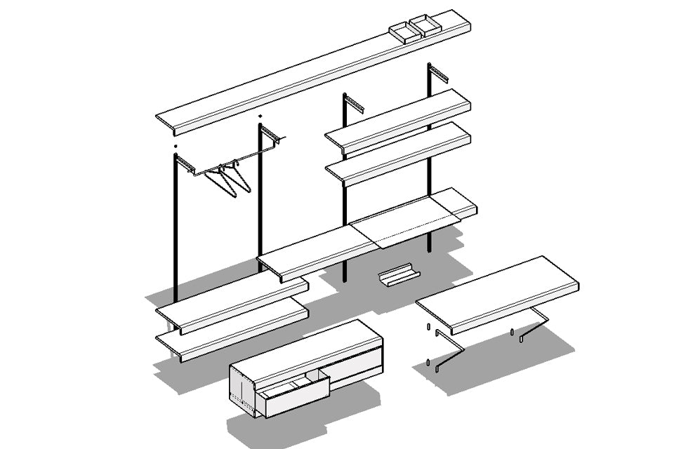 ON&ON shelving system
