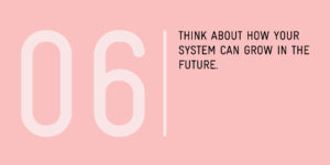 ON&ON shelving systems tip 6